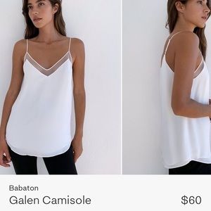 Aritzia Babaton Galen Camisole Tank Top Lemongrass Size XXS